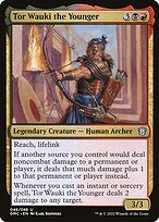 Matte Finish Dominaria United Commander Tor Wauki the Younger ( #46 )