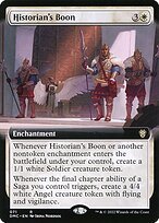 Matte Finish Dominaria United Commander Historian's Boon ( #71 )