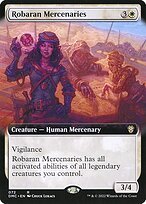 Matte Finish Dominaria United Commander Robaran Mercenaries ( #72 )