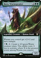 Matte Finish Dominaria United Commander Baru, Wurmspeaker ( #76 )