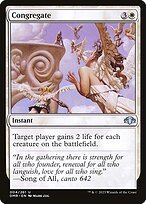 Matte Finish Dominaria Remastered Congregate ( #4 )