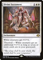 Matte Finish Dominaria Remastered Divine Sacrament ( #5 )