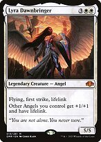Matte Finish Dominaria Remastered Lyra Dawnbringer ( #13 )