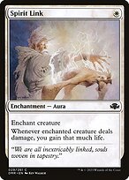 Matte Finish Dominaria Remastered Spirit Link ( #29 )