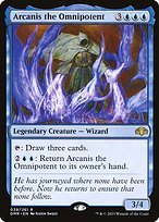 Matte Finish Dominaria Remastered Arcanis the Omnipotent ( #39 )