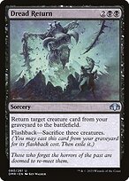 Matte Finish Dominaria Remastered Dread Return ( #80 )