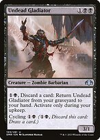 Matte Finish Dominaria Remastered Undead Gladiator ( #105 )