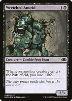 Matte Finish Dominaria Remastered Wretched Anurid ( #109 )