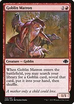 Matte Finish Dominaria Remastered Goblin Matron ( #123 )