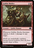 Matte Finish Dominaria Remastered Goblin Medics ( #124 )