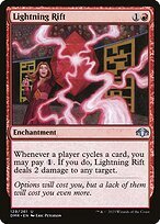 Matte Finish Dominaria Remastered Lightning Rift ( #129 )