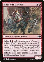 Matte Finish Dominaria Remastered Mogg War Marshal ( #131 )