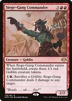 Matte Finish Dominaria Remastered Siege-Gang Commander ( #136 )