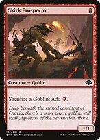 Matte Finish Dominaria Remastered Skirk Prospector ( #137 )