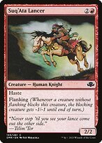 Matte Finish Dominaria Remastered Suq'Ata Lancer ( #145 )