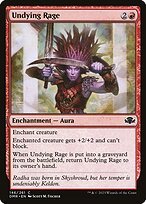 Matte Finish Dominaria Remastered Undying Rage ( #146 )
