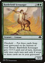Matte Finish Dominaria Remastered Battlefield Scrounger ( #150 )