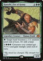 Matte Finish Dominaria Remastered Kamahl, Fist of Krosa ( #166 )