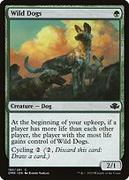Matte Finish Dominaria Remastered Wild Dogs ( #183 )