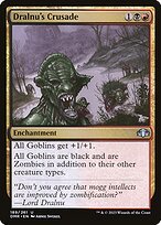 Matte Finish Dominaria Remastered Dralnu's Crusade ( #189 )