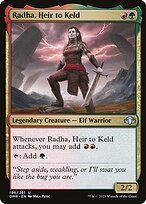 Matte Finish Dominaria Remastered Radha, Heir to Keld ( #196 )