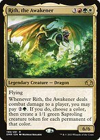 Matte Finish Dominaria Remastered Rith, the Awakener ( #198 )