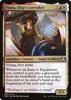 Matte Finish Dominaria Remastered Tiana, Ship's Caretaker ( #204 )