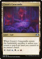 Matte Finish Dominaria Remastered Crosis's Catacombs ( #242 )