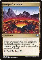 Matte Finish Dominaria Remastered Darigaaz's Caldera ( #243 )