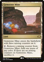 Matte Finish Dominaria Remastered Gemstone Mine ( #247 )