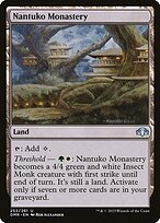 Matte Finish Dominaria Remastered Nantuko Monastery ( #252 )