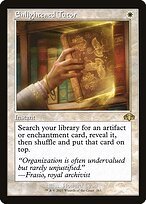 Matte Finish Dominaria Remastered Enlightened Tutor ( #263 )