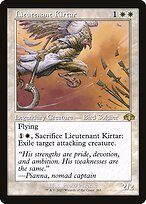 Matte Finish Dominaria Remastered Lieutenant Kirtar ( #265 )