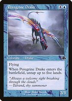 Matte Finish Dominaria Remastered Peregrine Drake ( #292 )