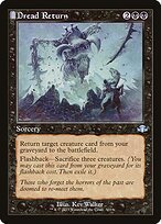 Matte Finish Dominaria Remastered Dread Return ( #302 )