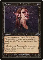Matte Finish Dominaria Remastered Duress ( #303 )