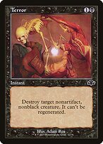 Matte Finish Dominaria Remastered Terror ( #312 )
