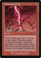 Matte Finish Dominaria Remastered Chain Lightning ( #316 )