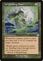 Matte Finish Dominaria Remastered Invigorating Boon ( #342 )