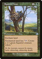 Matte Finish Dominaria Remastered Squirrel Nest ( #349 )