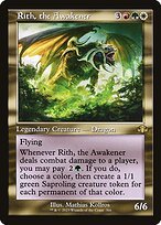 Matte Finish Dominaria Remastered Rith, the Awakener ( #366 )