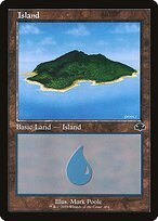 Matte Finish Dominaria Remastered Island ( #404 )