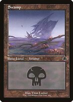 Matte Finish Dominaria Remastered Swamp ( #406 )