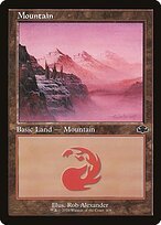 Matte Finish Dominaria Remastered Mountain ( #408 )