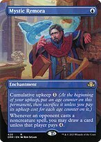 Matte Finish Dominaria Remastered Mystic Remora ( #420 )