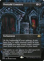 Matte Finish Dominaria Remastered Oversold Cemetery ( #428 )