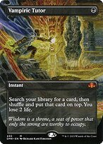 Matte Finish Dominaria Remastered Vampiric Tutor ( #430 )