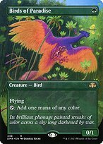 Matte Finish Dominaria Remastered Birds of Paradise ( #439 )