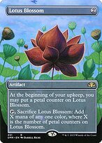 Matte Finish Dominaria Remastered Lotus Blossom ( #451 )