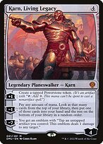 Matte Finish Dominaria United Karn, Living Legacy ( #1 )